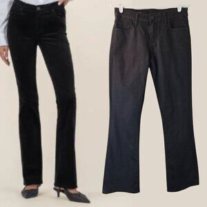 Kut From the Kloth Bootcut Jean Size 4 Short Mid Rise Black Casual Stretch Denim
